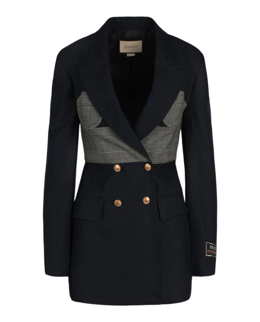 Gucci Double Breasted Corset Blazer 1