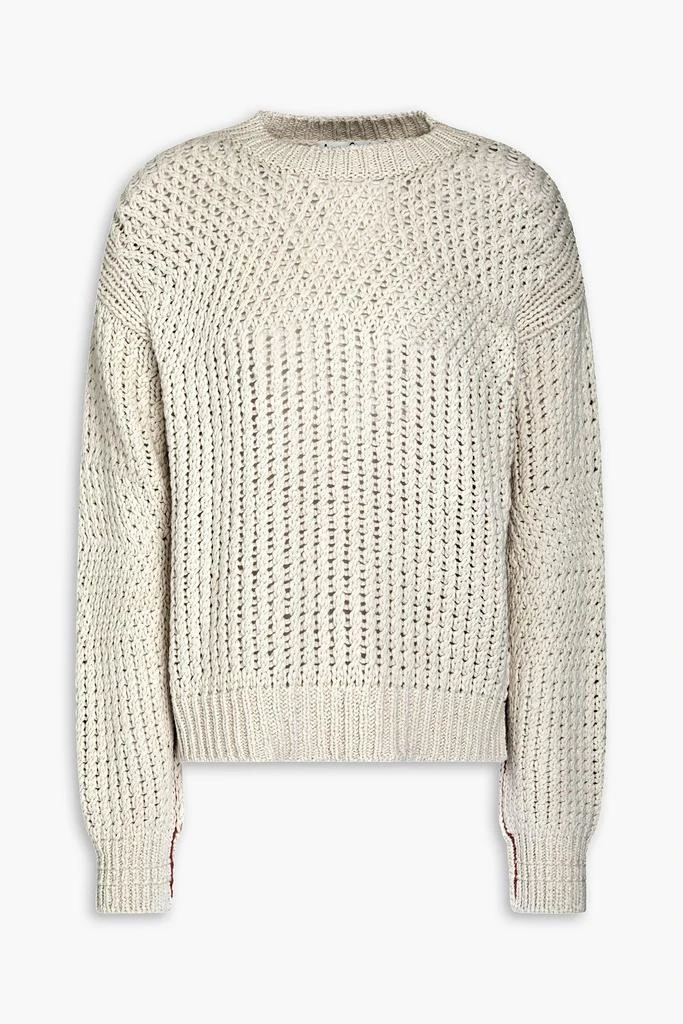Acne Studios Crocheted cotton sweater 1