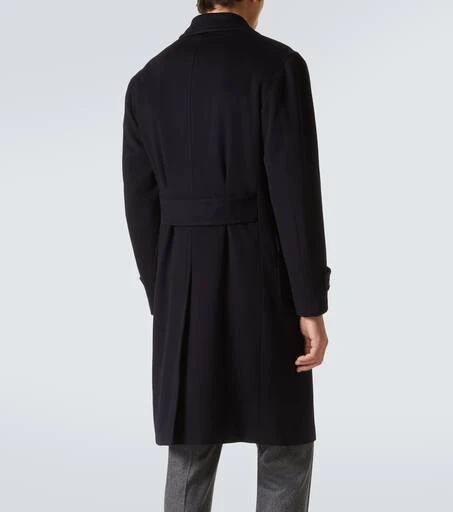 Thom Sweeney Double-breasted wool and cashmere overcoat 4