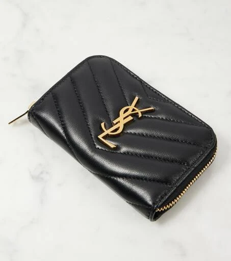 Yves Saint Laurent Cassandre matelassé leather coin purse 4