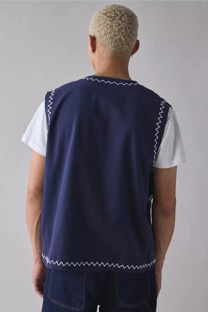 Native Youth Native Youth Mayard Linen-Blend Vest 3