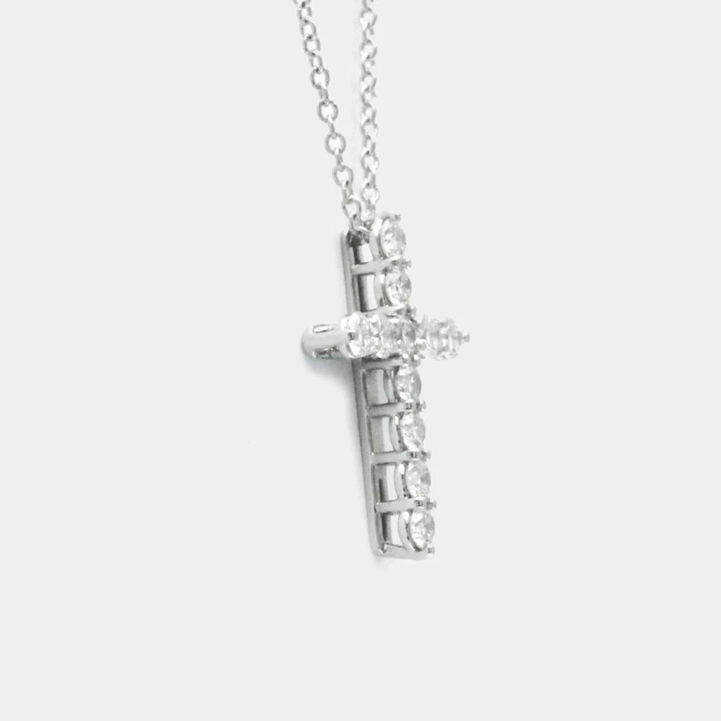 Tiffany & Co. Tiffany & Co. Platinum 0.55 ct Diamond Cross Pendant Necklace 4