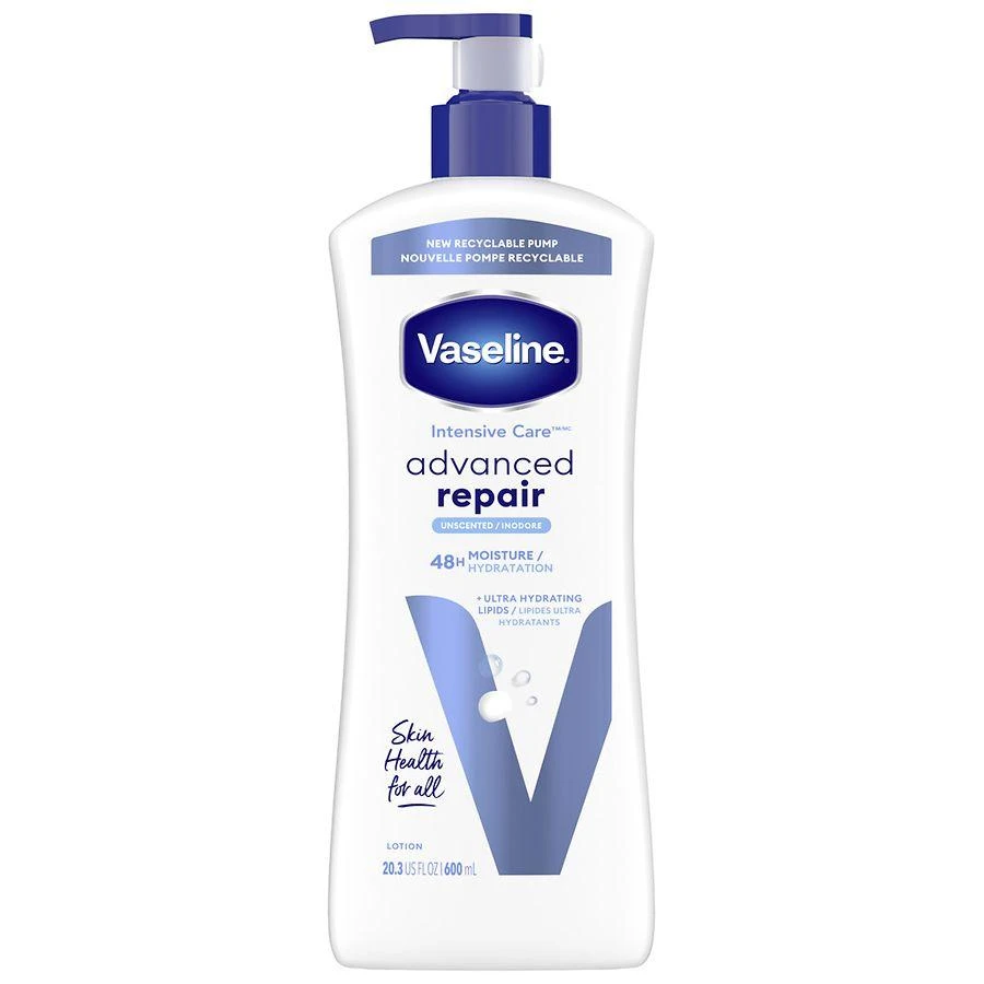 Vaseline Advanced Repair Body Lotion Unscented 1