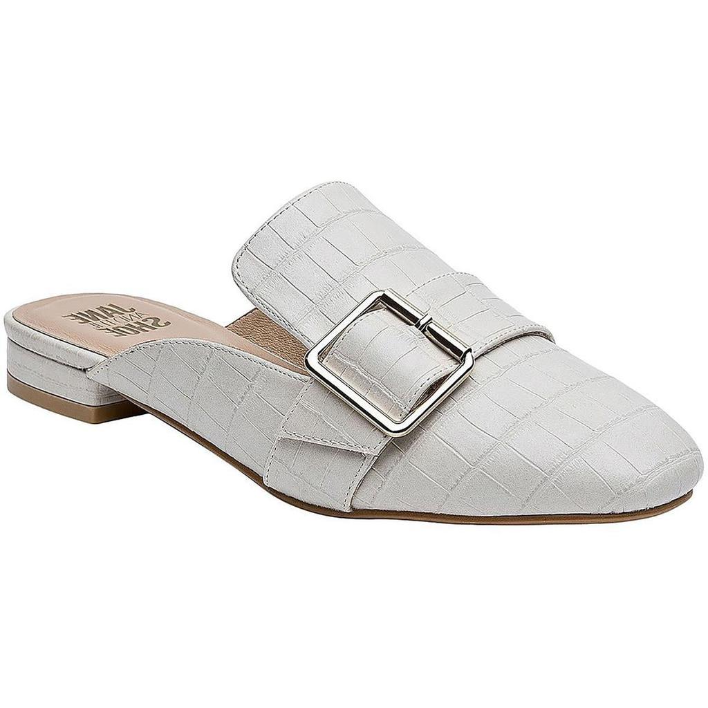 JANE AND THE SHOE Isla Womens Buckle Slip-On Mules