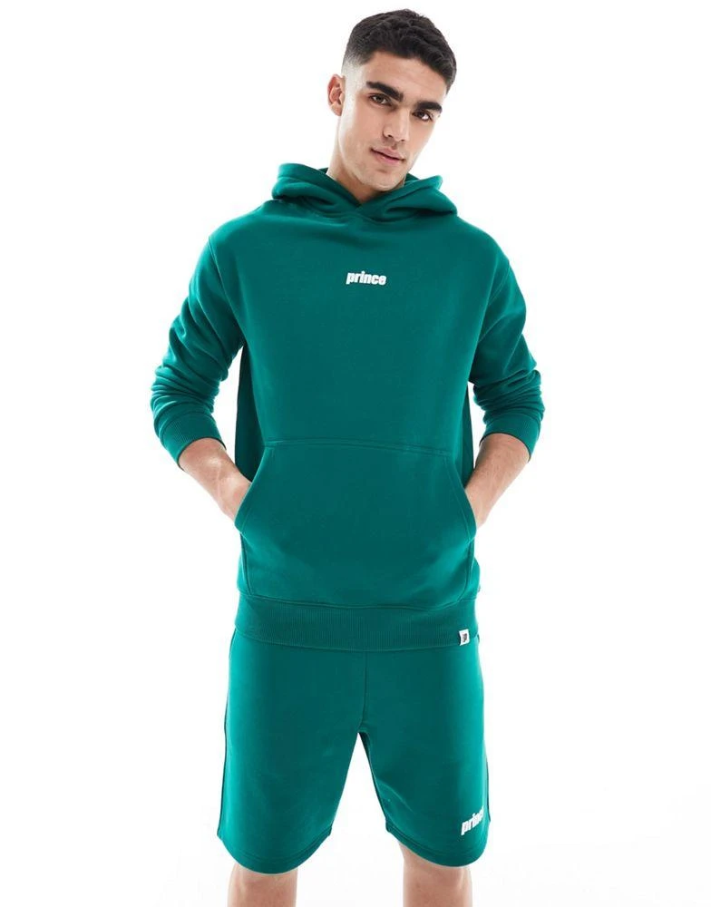 Prince Prince co-ord logo back hoodie in dark green 2