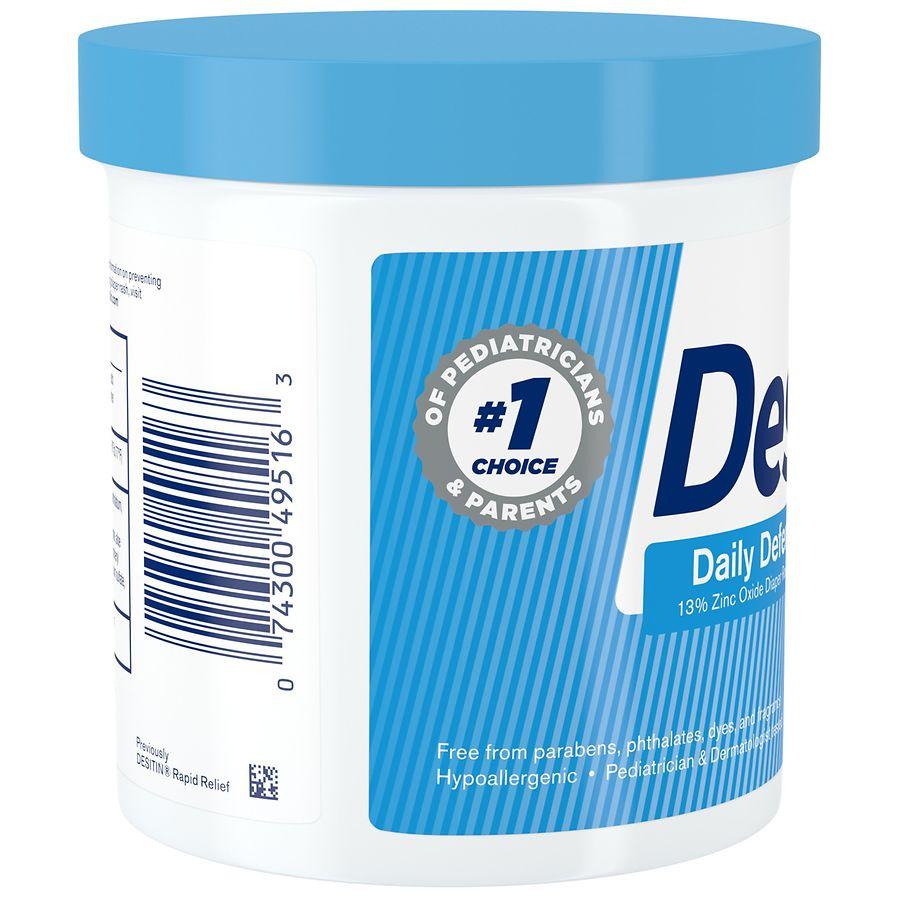 Desitin Daily Defense Baby Diaper Rash Cream Fragrance-Free