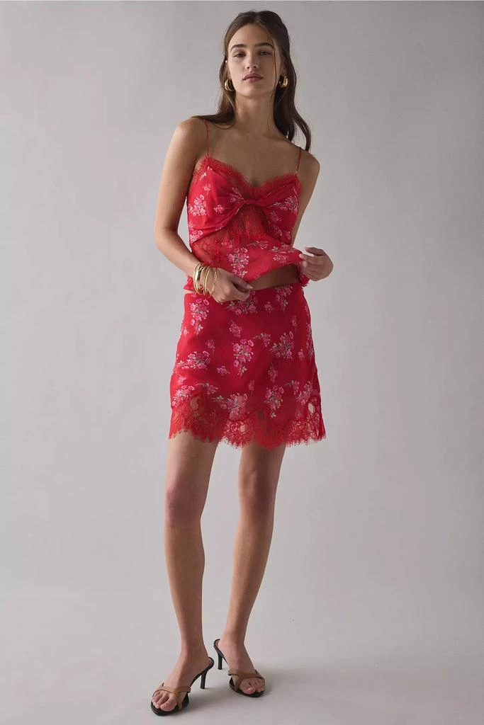 Shop LoveShackFancy Darlington Lace Trim Satin Slip Mini Skirt on Sale at  BeyondStyle  Get 39% Off LoveShackFancy Darlington Lace Trim Satin Slip Mini  Skirt with Limited-Time Flash Deals, Exclusive Discounts, and