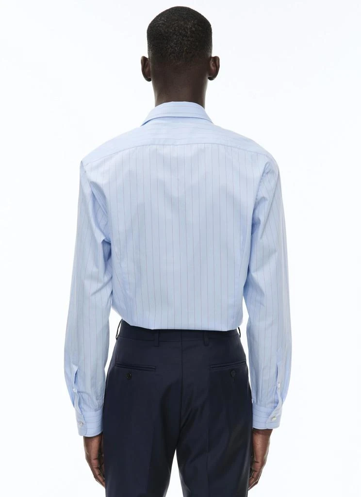 预计3周后发货 Fursac Chemise Rayée En Popeline De Coton - Indien - Homme 4