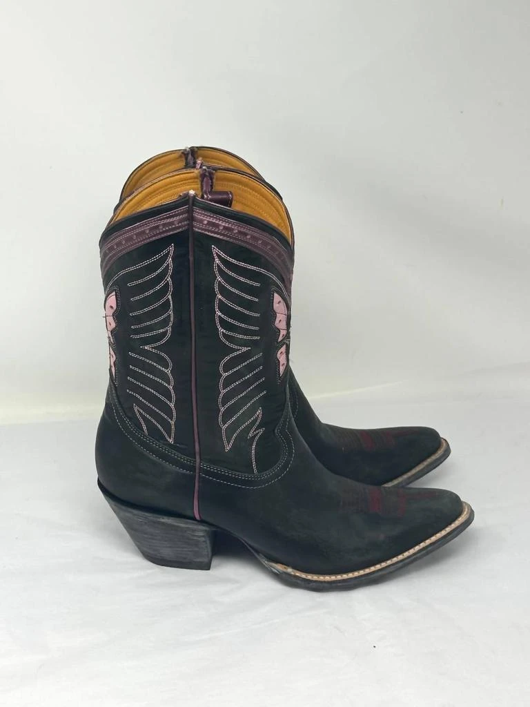 Old Gringo Women's Leather Butterfly Cowboy Boots In Pink 3