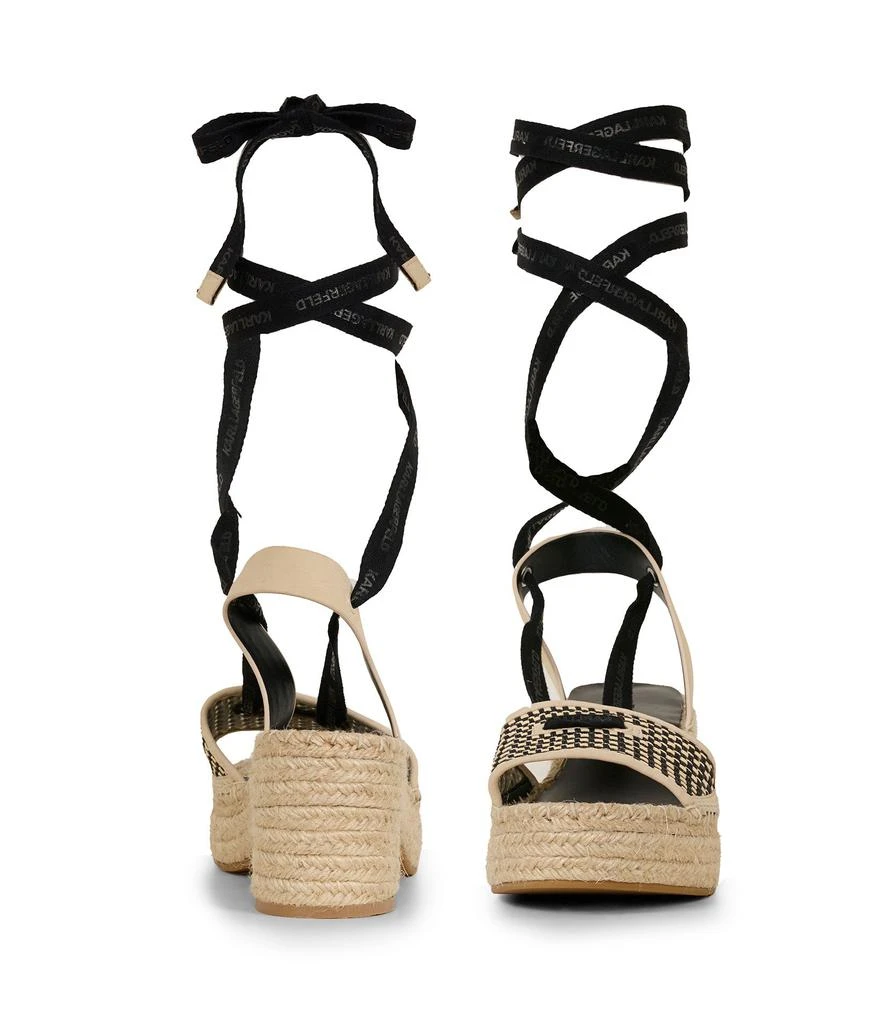 Karl Lagerfeld Paris FLORENCE LOGO STRAP ESPADRILLE 6
