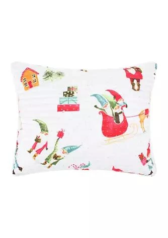 Levtex Home Home Gnome For The Holidays White Standard Sham