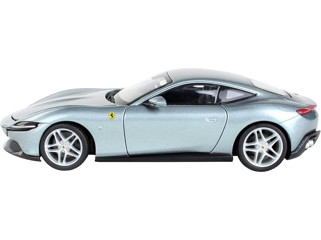 Diecast Model Bburago Ferrari Roma Gray Metallic "Race + Play" Series 1/24 Diecast Model Car by Bburago 1
