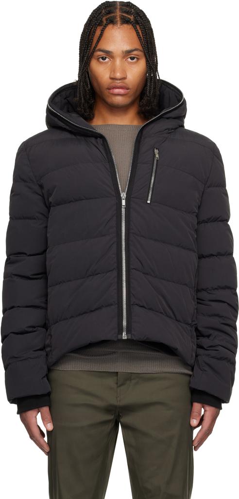 Black Porterville Flight Shearling Down Jacket – On Sale Now with