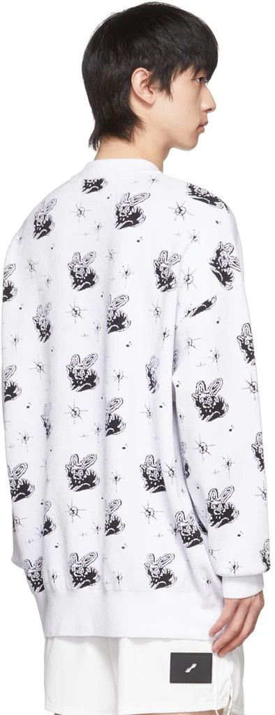 We11done Black & White Monster Reversible Sweater 3