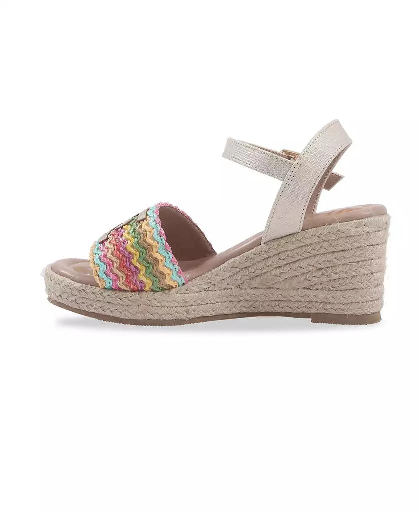 Sam Edelman Little and Big Girls Lucia Band Espadrille Wedge Sandals 4