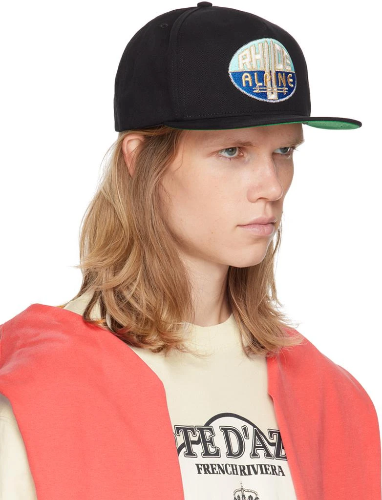 Rhude Black 'Rhude Alpine' Cap 2