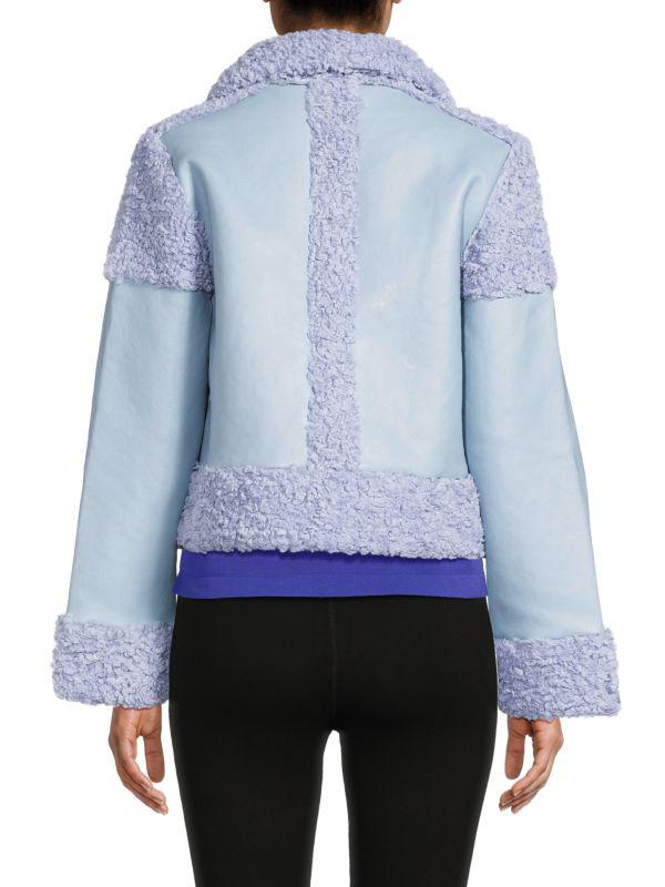 Unreal Fur Corfu Faux Fur Trim Jacket