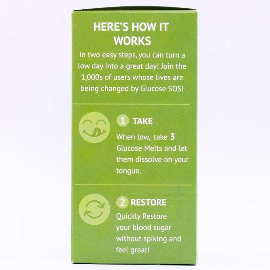Glucose SOS Oral Melts Green Apple 6