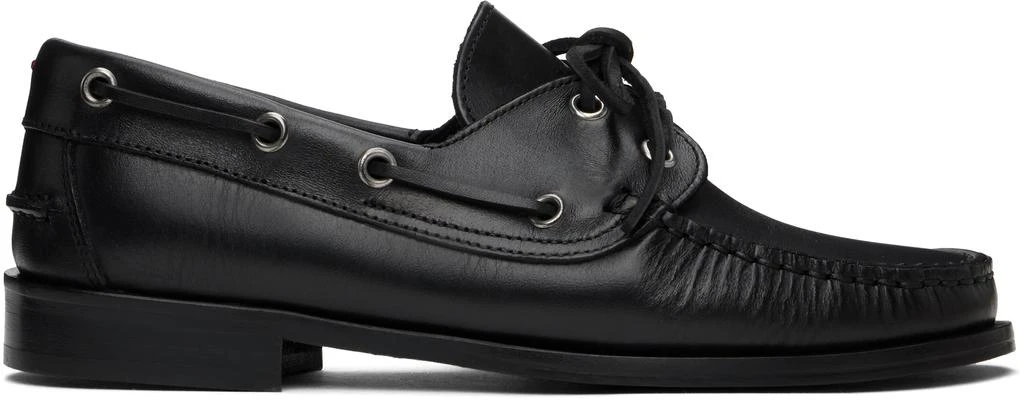 AEYDE Black Harris Calfskin Loafers 1