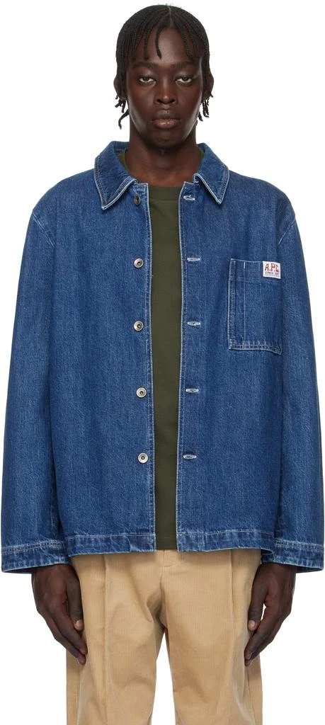 A.P.C. Navy Ralph Denim Jacket 1
