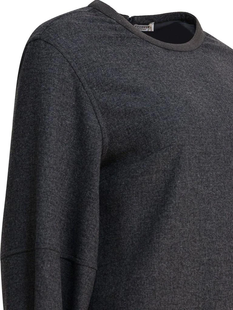 Brunello Cucinelli Brunello Cucinelli Long Sleeve Crewneck Dress 4
