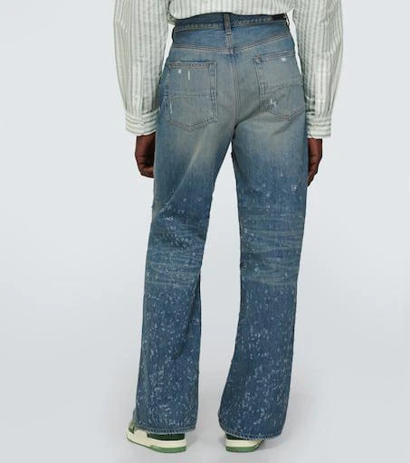 AMIRI Shotgun distressed wide-leg jeans 4