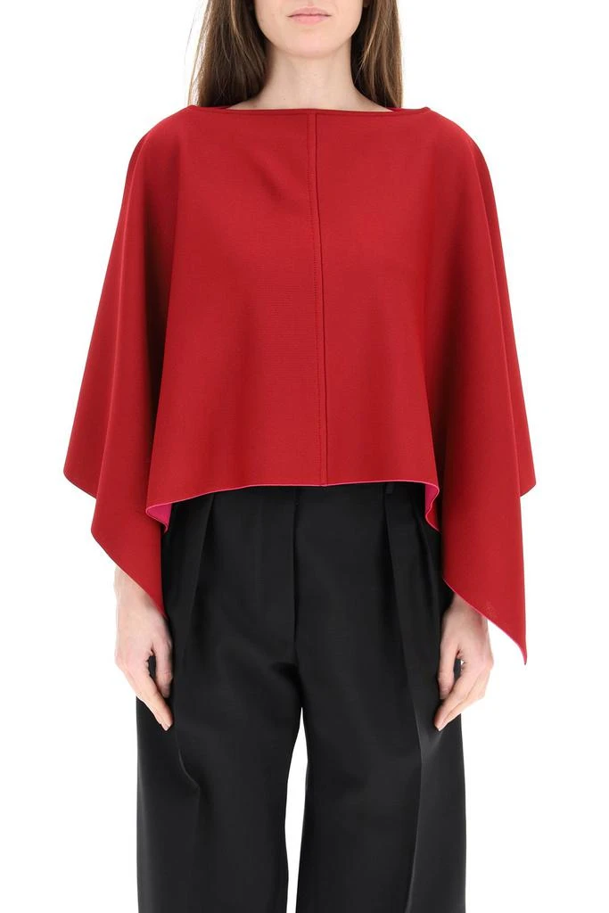 Valentino Valentino Asymmetrical Draped Cape 2