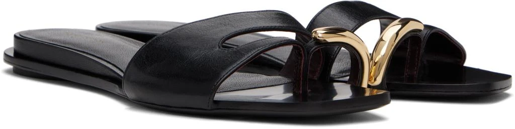 Tory Burch Black Pierced Sandals 4