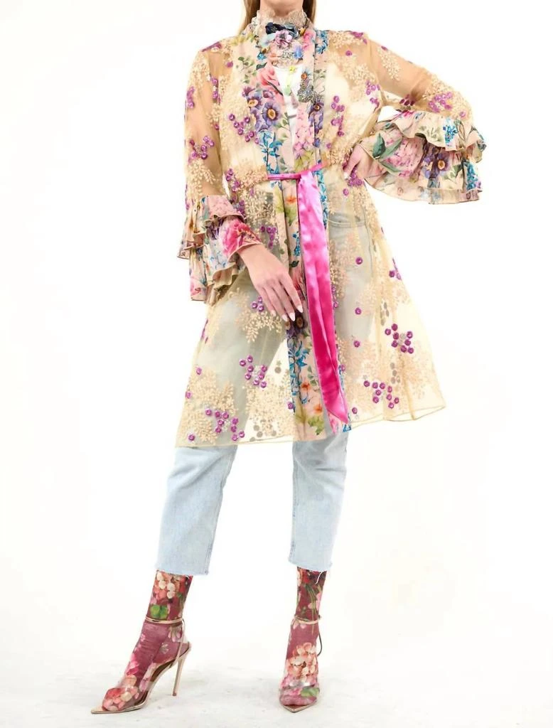 ARATTA Miss September Kimono In Tan 2