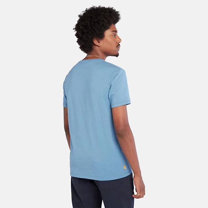 Timberland Slim Tree Logo T-Shirt for Men in Blue 4