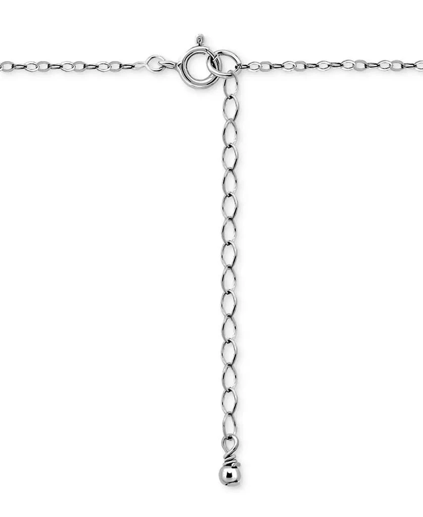 Giani Bernini Cubic Zirconia Cross Pendant Necklace, 16" + 2" extender, Exclusively at Macy's 4