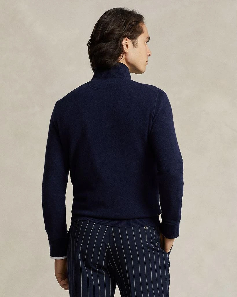 Ralph Lauren Cashmere Regular Fit Quarter Zip Mock Neck Sweater - Exclusive 3