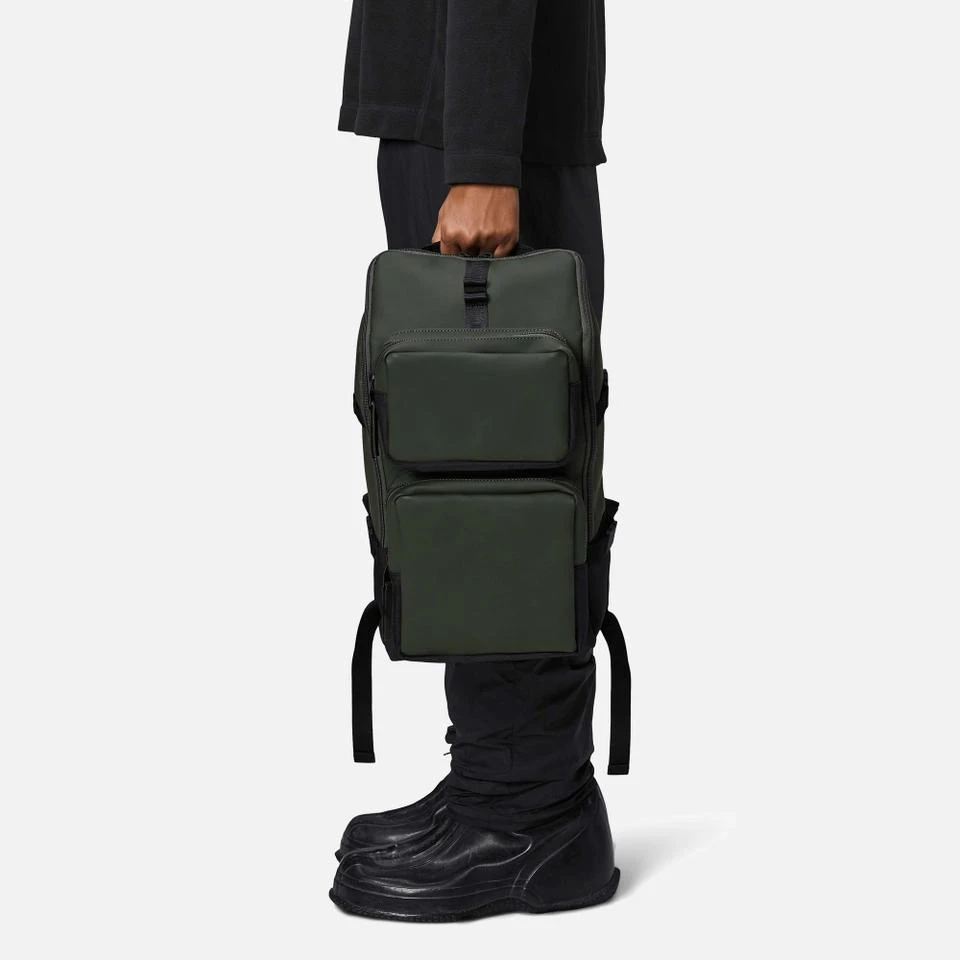 RAINS RAINS Trail Coated Matte-Shell Cargo Backpack 2