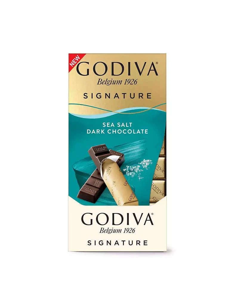 Godiva Set of 12, Signature Sea Salt Dark Chocolate Mini Bars 2