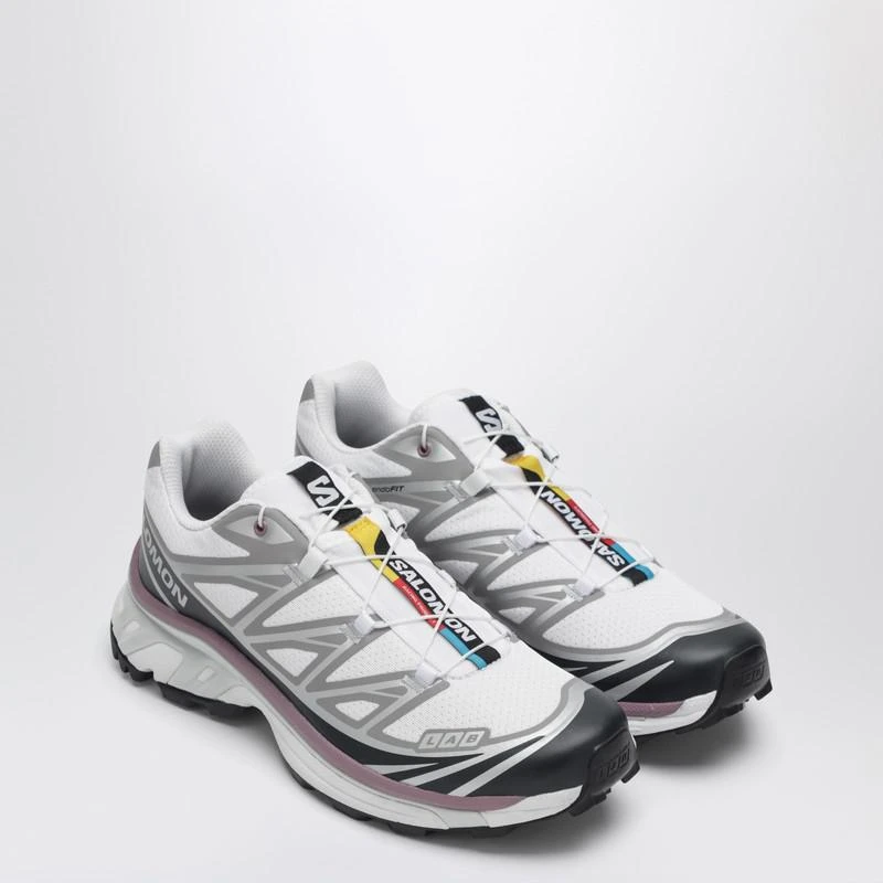 Salomon XT-6 sneakers White/Black/Dusky Orchid 2