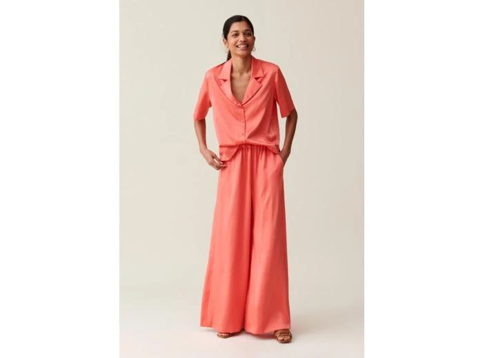 Claudie Pierlot Pantalon fluide satiné 1