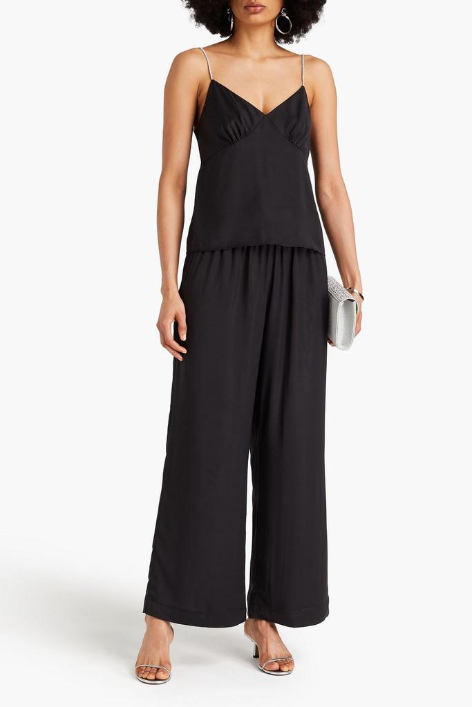 Solid & Striped The Rosetta crystal-embellished satin camisole