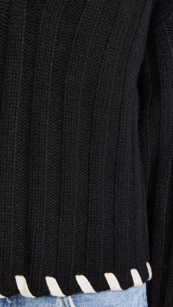 Naadam Wool Cashmere Hand Laced Polo 5