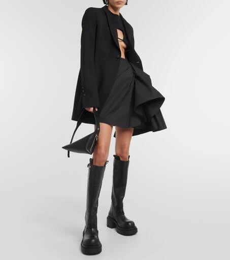 Rick Owens Pull On leather knee-high boots 2