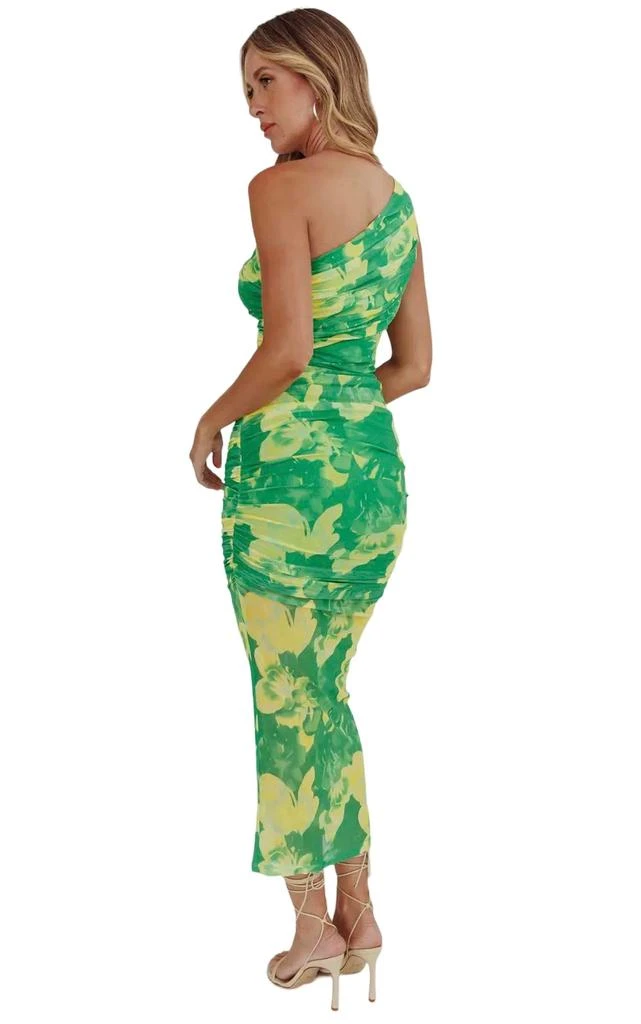 pink maxi bridesmaid dresses Sexy Hot Pink Feathers Long Bridesmaid Dress QB3102 US2 / As Pic