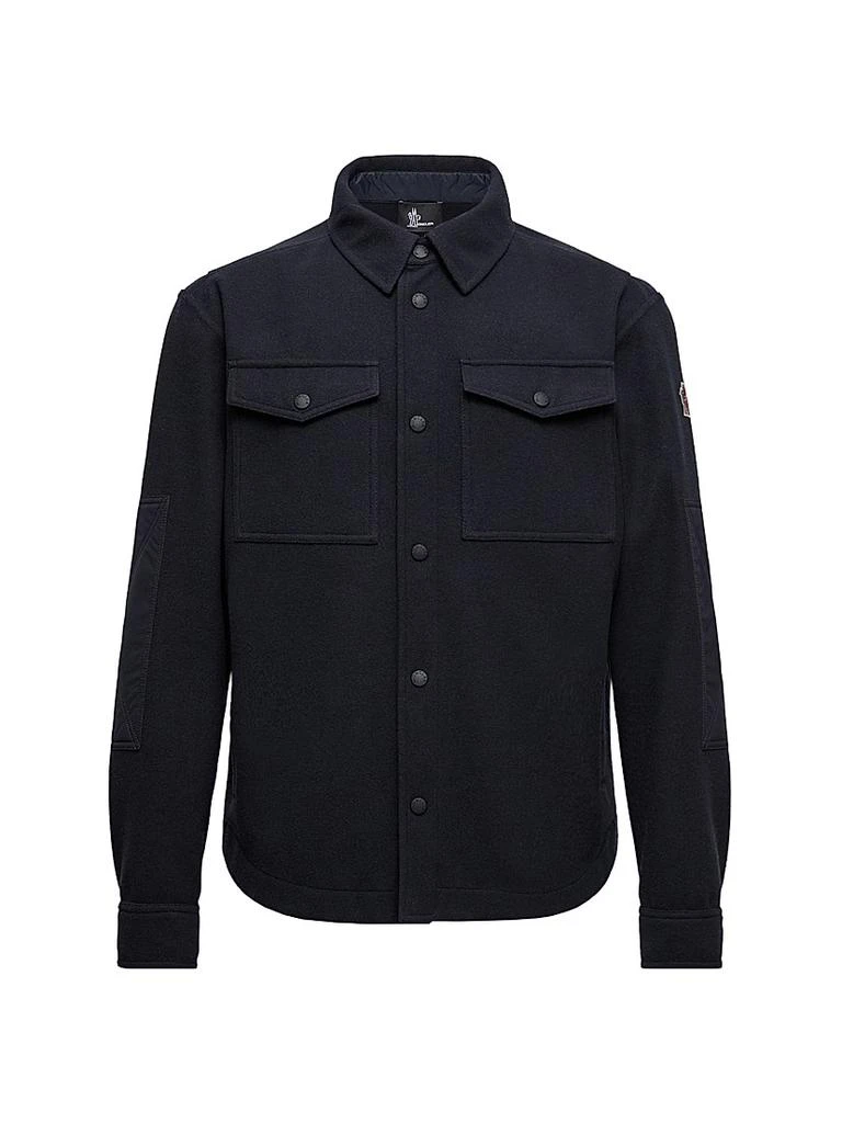 Moncler Long Sleeve Shirt, Men, Blue, Size: Xxl Moncler Long Sleeve Shirt, Men, Blue, Size: Xxl