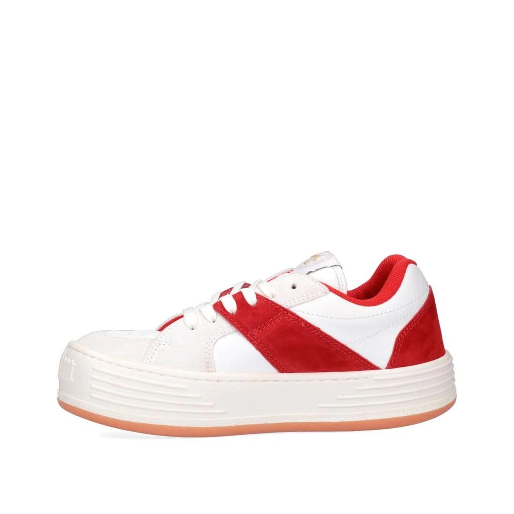 PALM ANGELS Palm Angels Leather Logo Sneakers 3