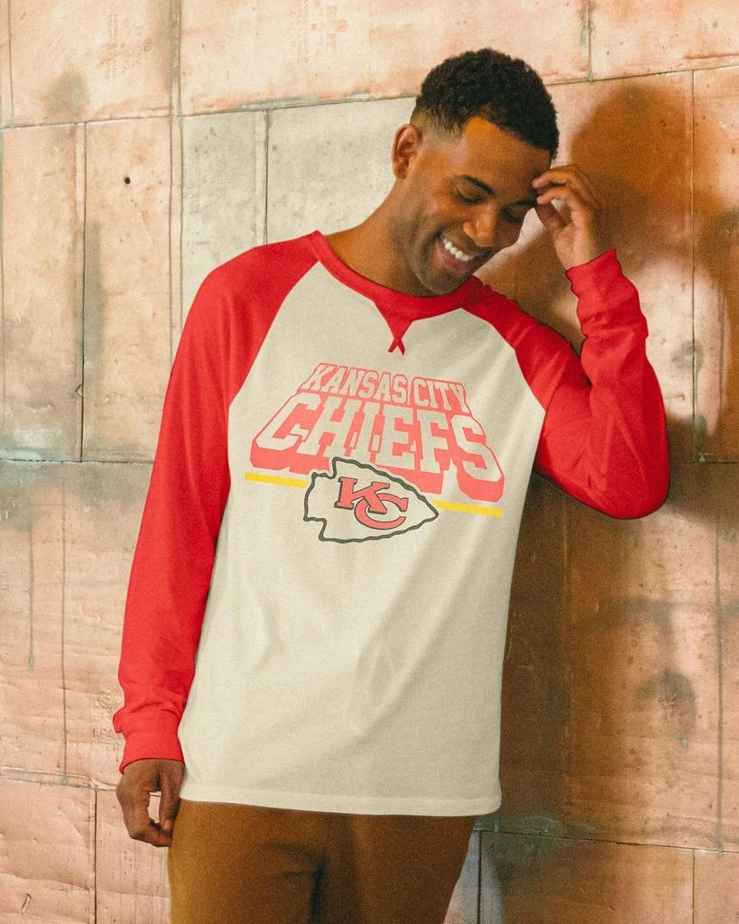 Junk Food Clothing NFL Kansas City Chiefs Colorblock Long Sleeve Raglan 3