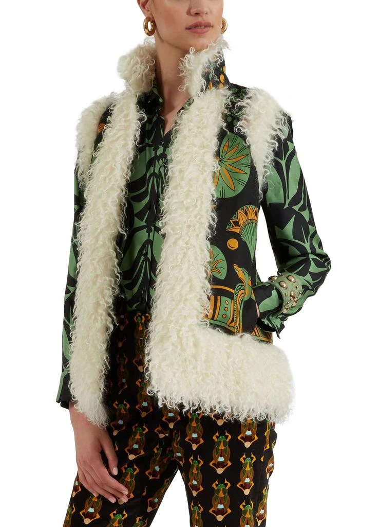 LA DOUBLE J Sleeveless Folk Jacket 2