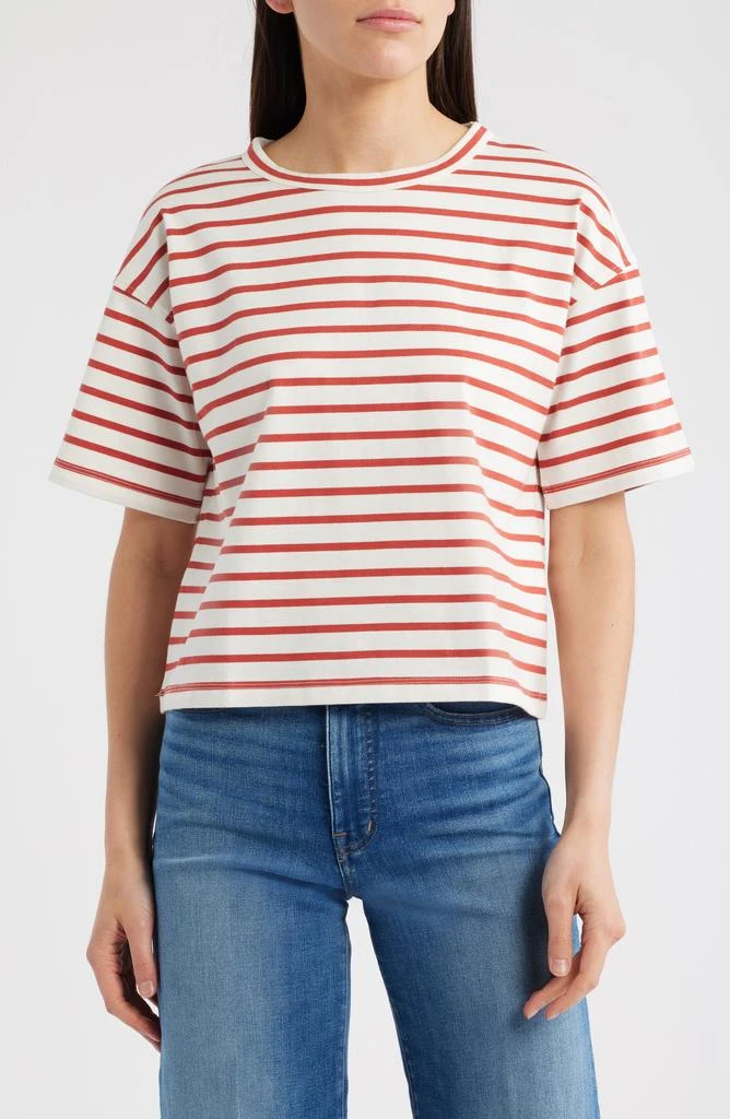 Madewell Everyday Boxy Cotton Crop T-Shirt