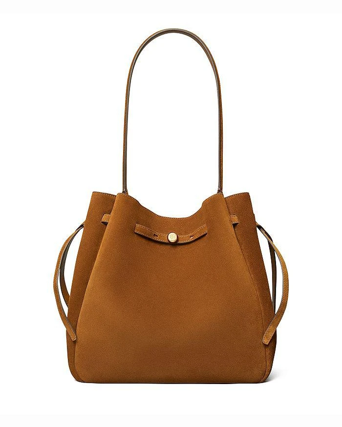 Tory Burch Romy Large Suede Hobo Bag
