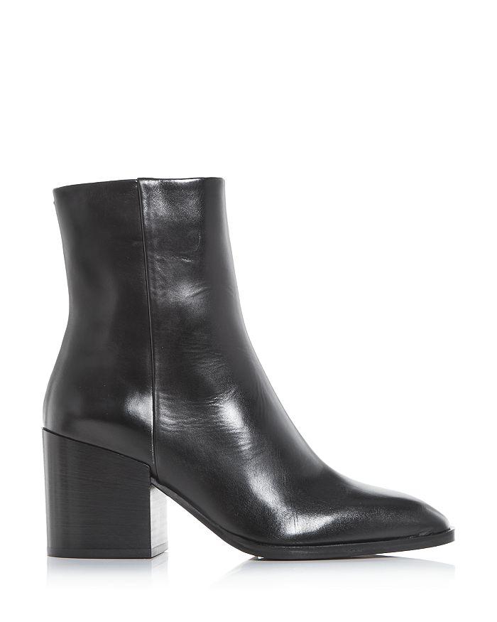 AEYDE Women's Leandra Black Block Heel Boots