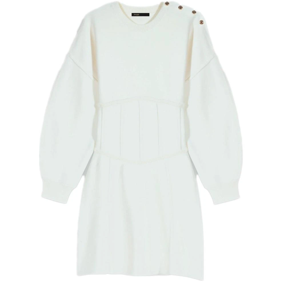 Maje Corset-style sweater dress 1