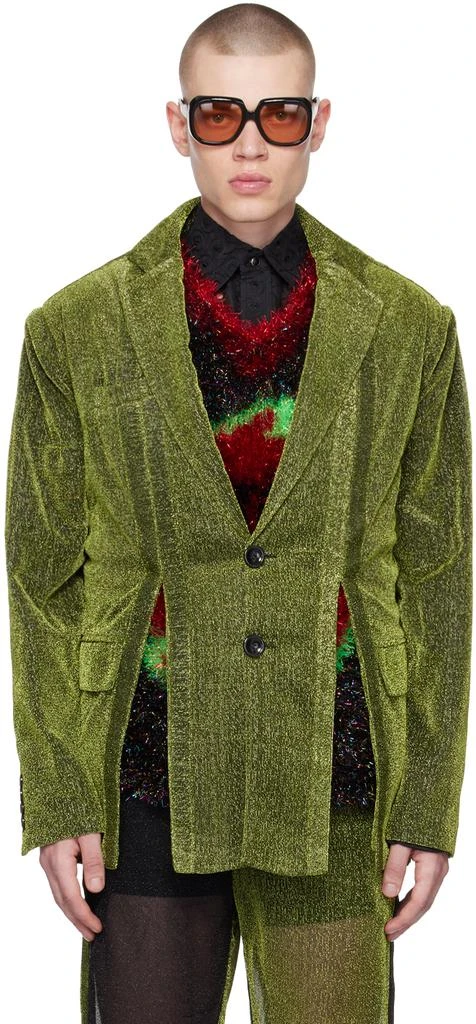 Tokyo James Green Sparkly Blazer 1