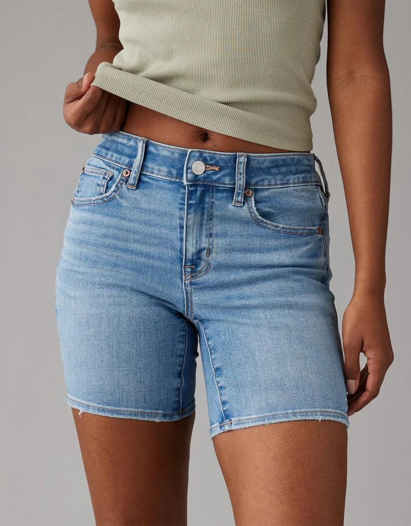 AE AE Next Level Low-Rise Skinny Bermuda Denim Short 6